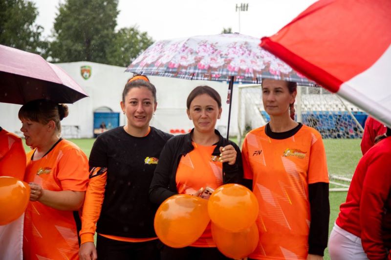 Жены бойцов СВО из Приамурья вышли на футбольное поле