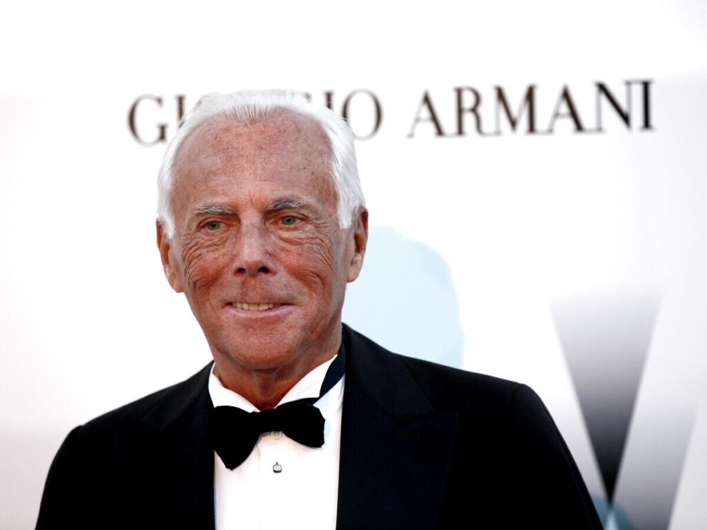 Умер итальянский модельер Джорджо Армани