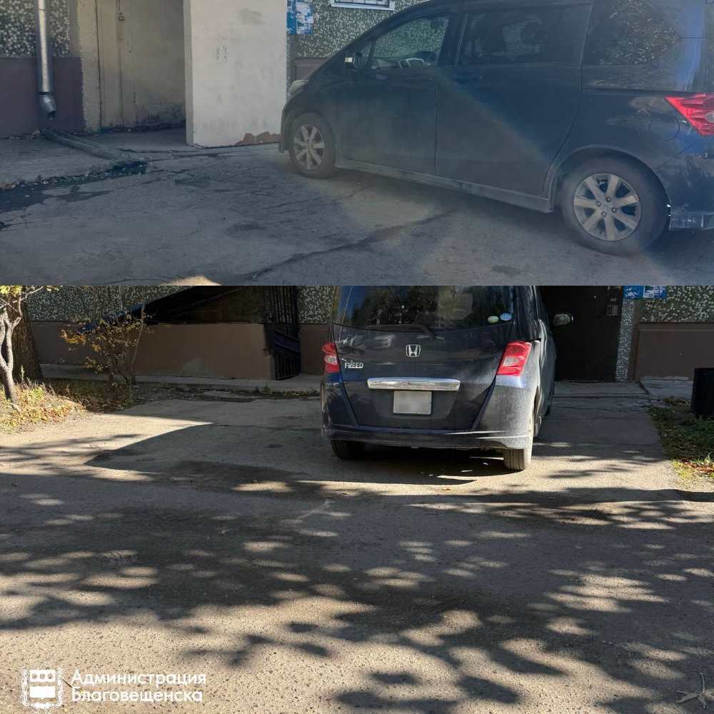 В Благовещенске поймали «креативных» автомобилистов