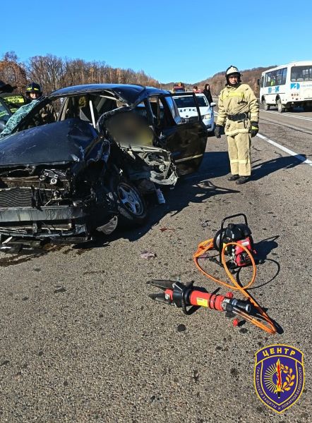 На трассе "Амур" жесткое ДТП: двое пострадали