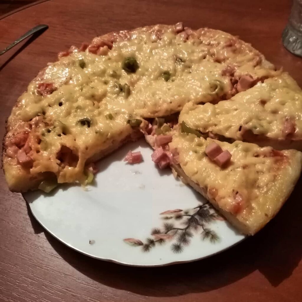 домашняя пицца рецепт, пицца на сковороде, пицца пятиминутка, кальцоне, закрытая пицца рецепт