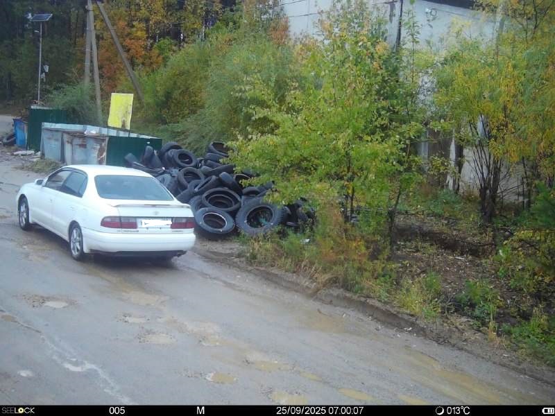 Благовещенец заплатить крупную сумму за старые покрышки