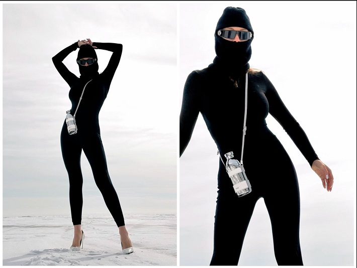 Полина Диброва устроила жаркую фотосессию на Байкале