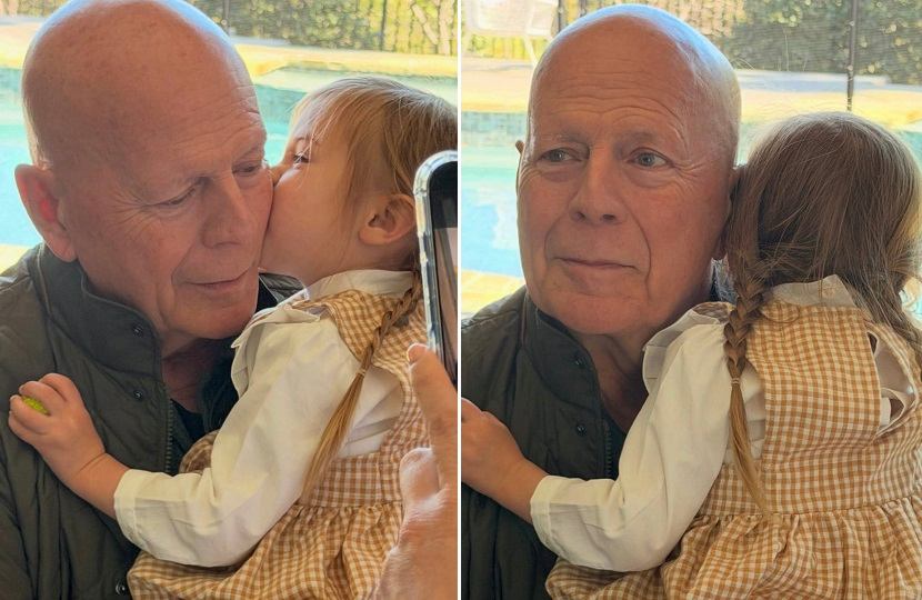 Деми Мур показала новое фото Брюса Уиллиса в его день рождения