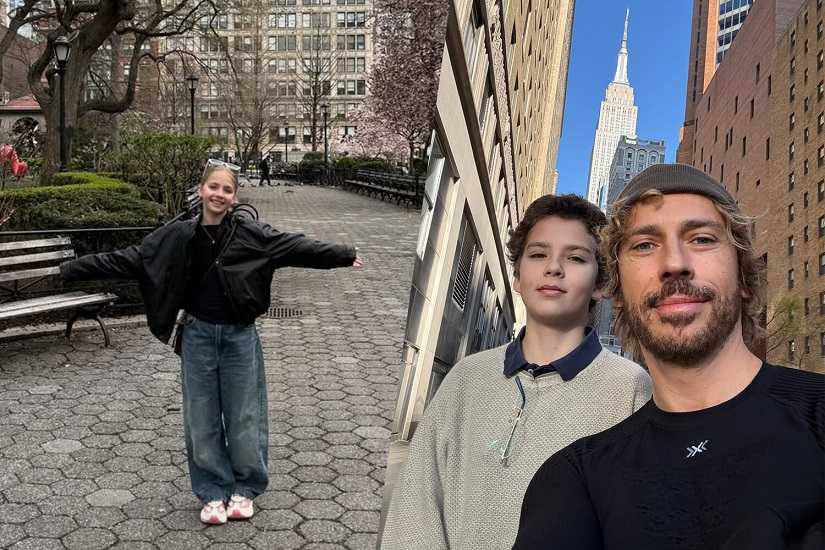 Максим Галкин* уехал с детьми в США