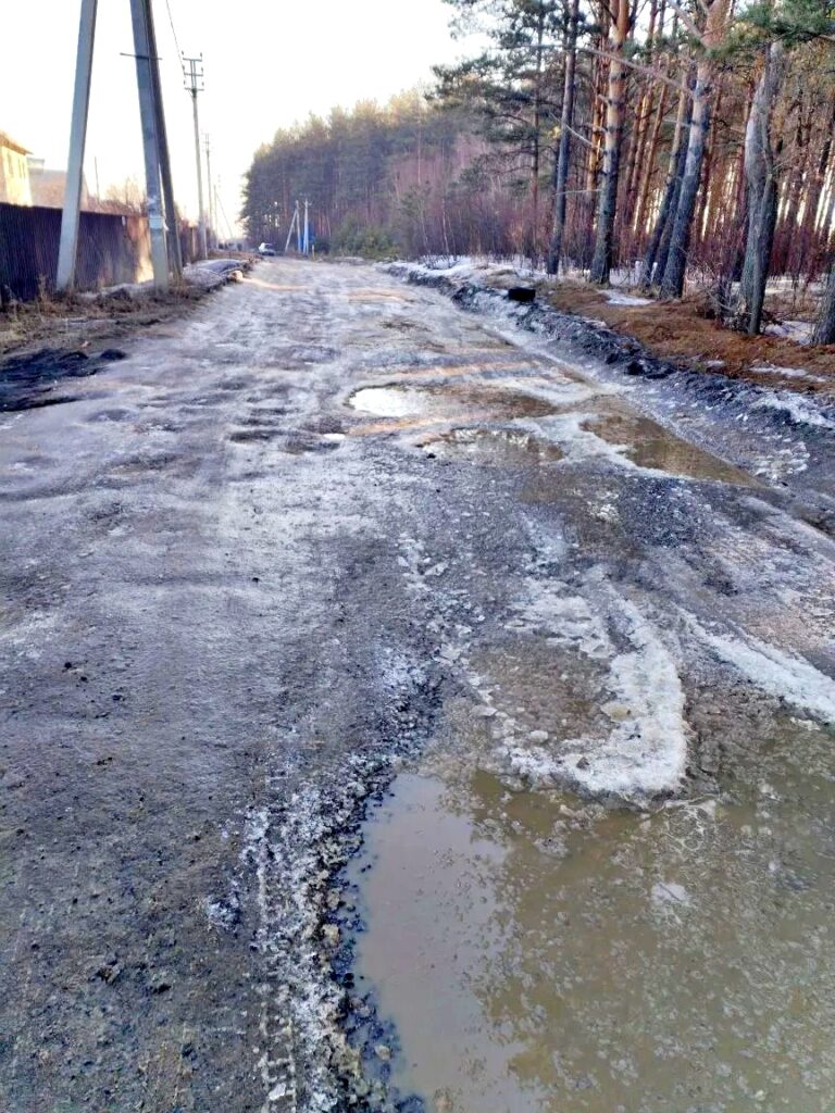 Улица Лесная – до прохождения грейдера. Фото: Амур.инфо